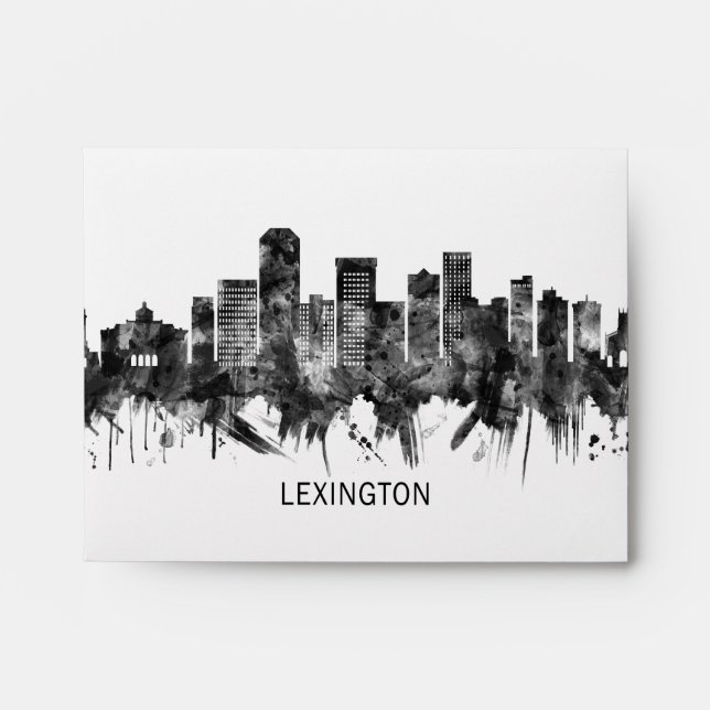 Enveloppe Lexington Kentucky Skyline (Devant)