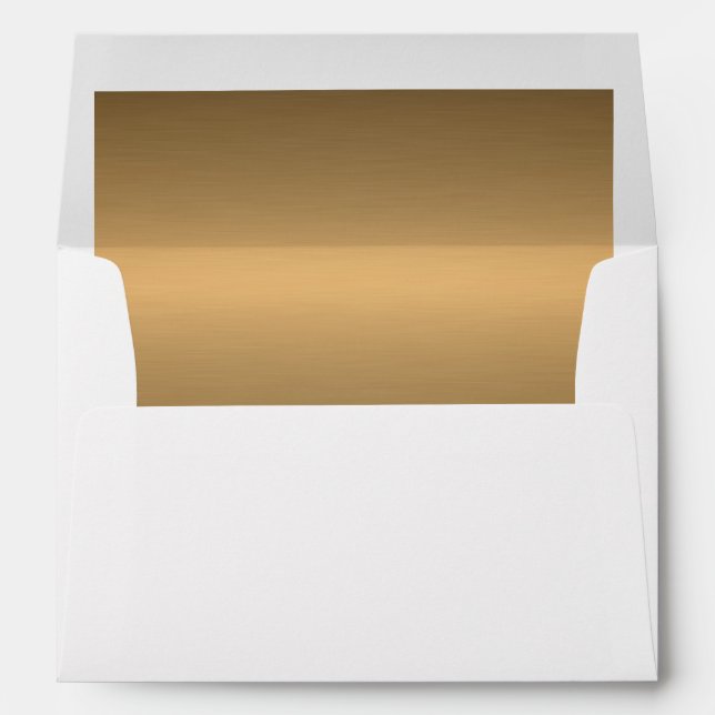 Enveloppe liée à effet cuivre (Dos (Bas))