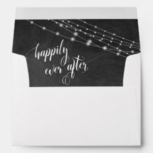 Enveloppe Lights Chalkboard Heureusement Jamais Après La Typ