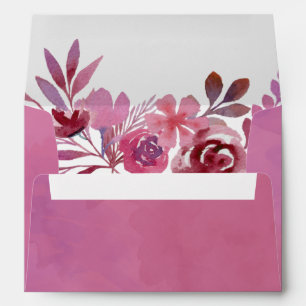 Enveloppe Lila et Gold Confetti Invitation Baby shower fille
