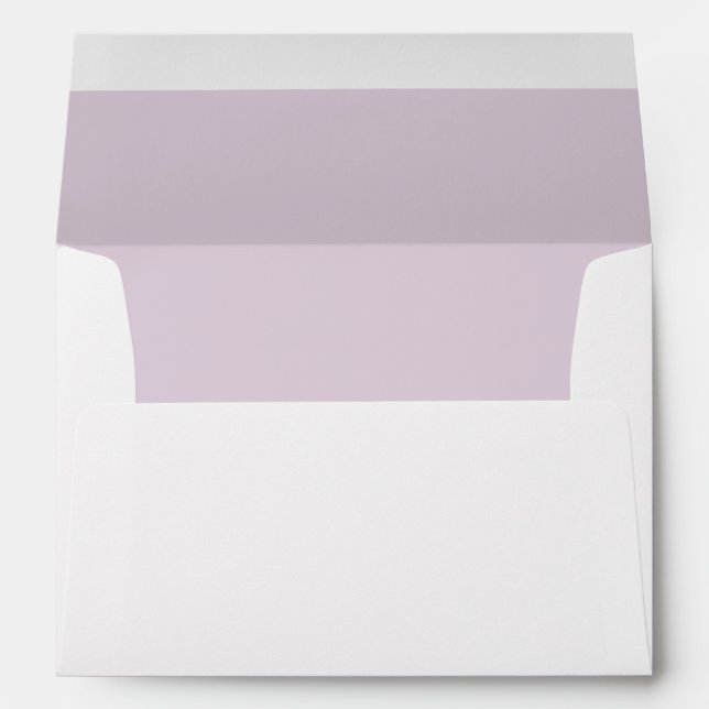 Enveloppe Lilac Lined (Dos (Bas))