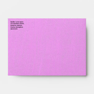 Enveloppe Lilac Peint en toile rose Effet Texture