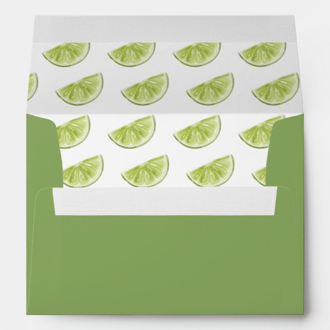 Enveloppe Lime Wedge (Dos (Bas))