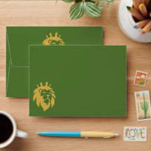 Lion With Crown - Gold Style 1 + your text