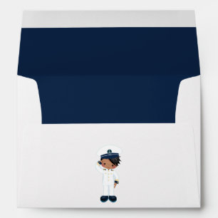 Enveloppe Little Navy Boy Nautical