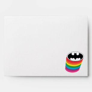 Enveloppe Logo Arc-en-ciel en couche Batman
