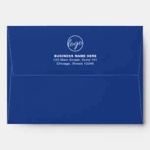 Enveloppe Logo commercial de marque simple bleu