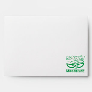 Enveloppe Logo de la face de laboratoire de Dexter