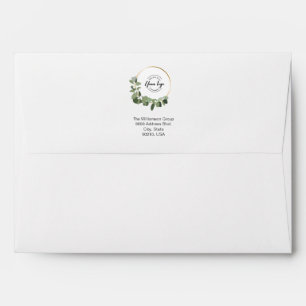Enveloppe Logo d'entreprise personnalisé Adresse de retour C