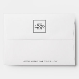Enveloppe Logo d'entreprise personnalisé avec texte personna