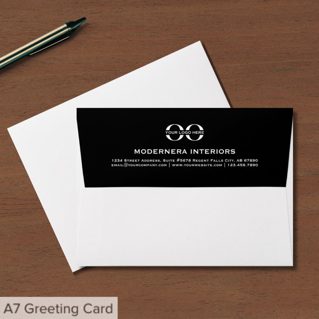 Enveloppe Logo personnalisé de l'enveloppe A7 moderne (Créateur téléchargé)