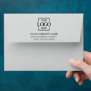 Enveloppe Logo personnalisé d'entreprise Adresse de retour p