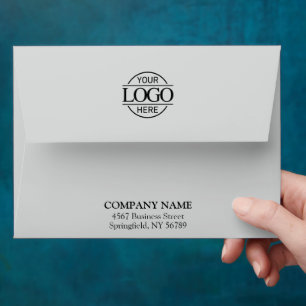 Enveloppe Logo professionnel personnalisé d'entreprise moder