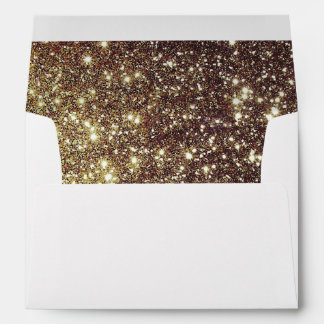 Enveloppe L'or fascinant brillant scintille 5x7