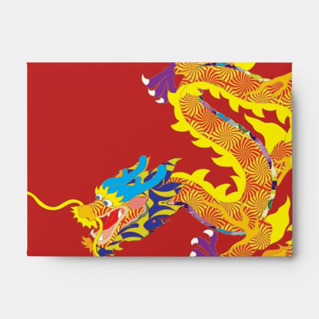 Enveloppe Lucky Chinese Dragon (Devant)