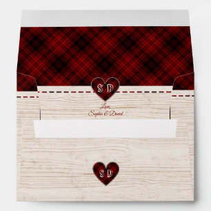 Enveloppe LumberJack et Jill Mariage Douche Couple