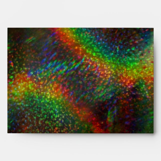 Enveloppe Lumières brillantes Parties scintillant holographi (Devant)