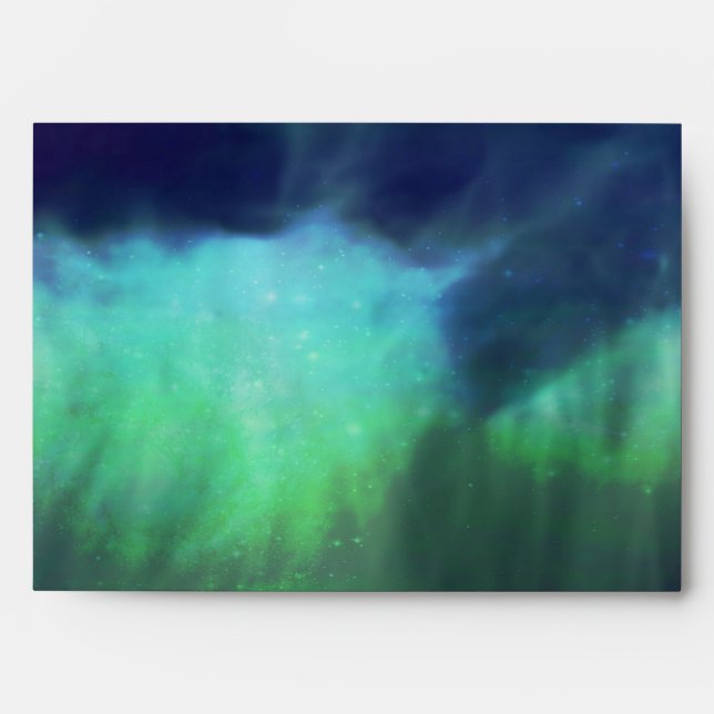 Enveloppe Lumières du Nord/Aurora Borealis (Devant)