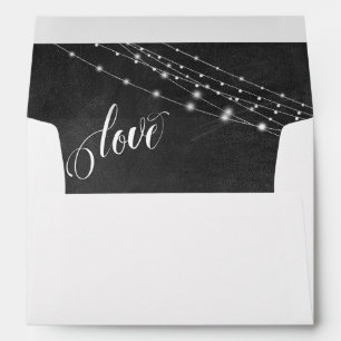 Enveloppe Luminaires Blancs Clavier Loisir Typographie