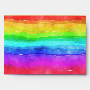 Enveloppe Lumineux coloré d'arc-en-ciel