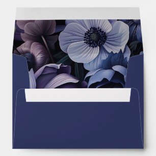 Enveloppe Lune botanique Mariage floral gothique