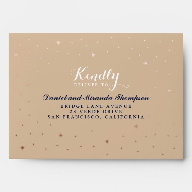 Enveloppe L'univers / l'enveloppe (Devant)