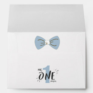 Enveloppe M. Onederful Envelope Garçon Bébé Bleu