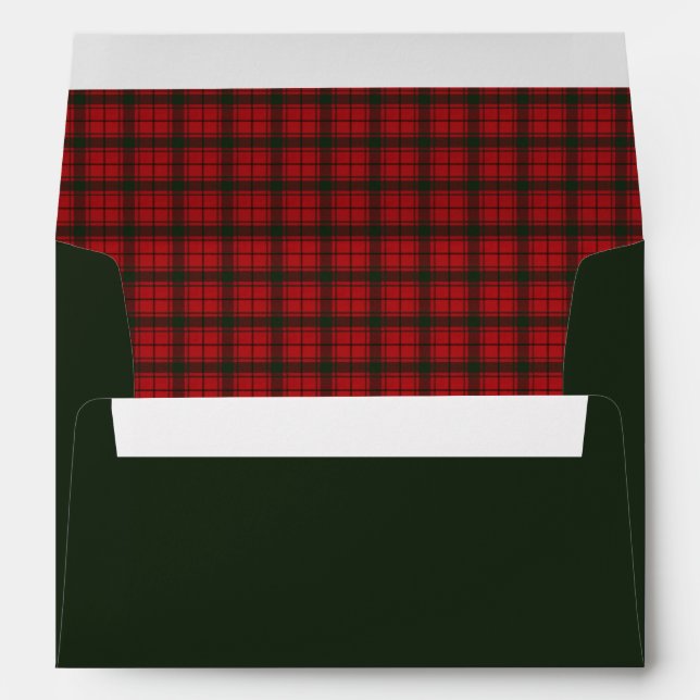 Enveloppe MacDonald Sleet Tartan écossais original moderne (Dos (Bas))
