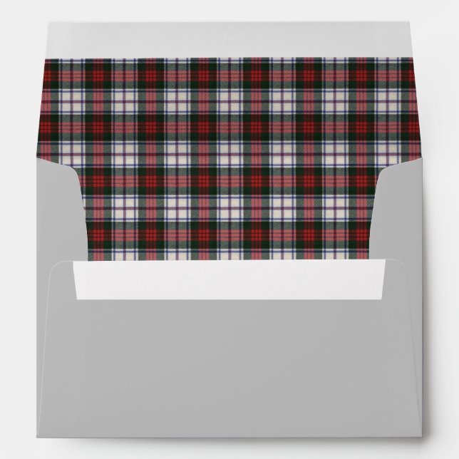Enveloppe MacDuff Modern Dress Clan ScottishTartan (Dos (Bas))