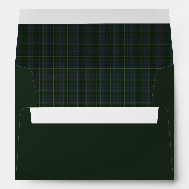 Enveloppe MacInnes Chasse Moderne Original Tartan écossais (Dos (Bas))