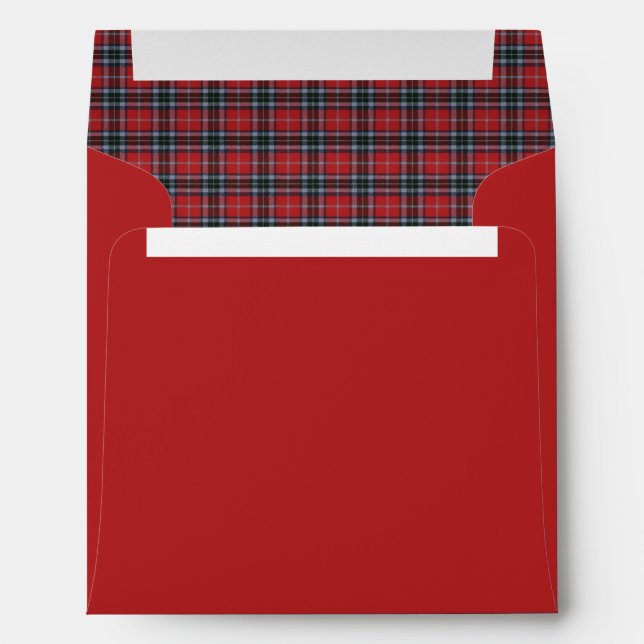 Enveloppe MacTavish Modern Original Tartan écossais (Dos (Bas))