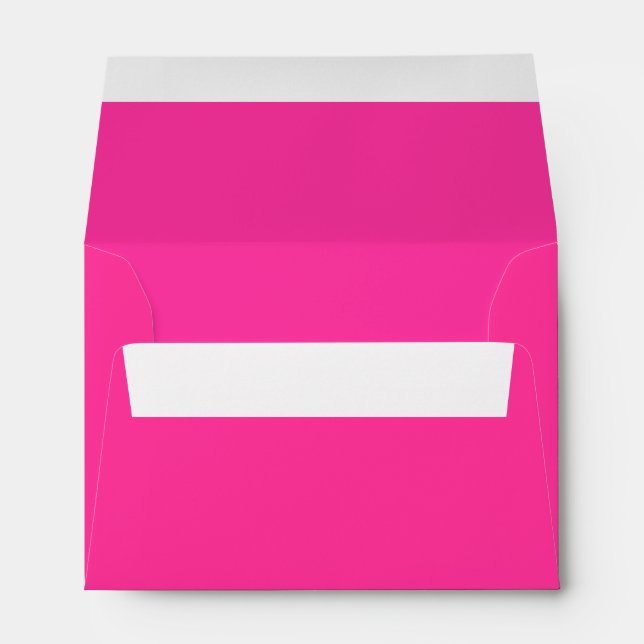 Enveloppe Magenta rose chaud A6 4x6 Couleur intérieure (Dos (Bas))
