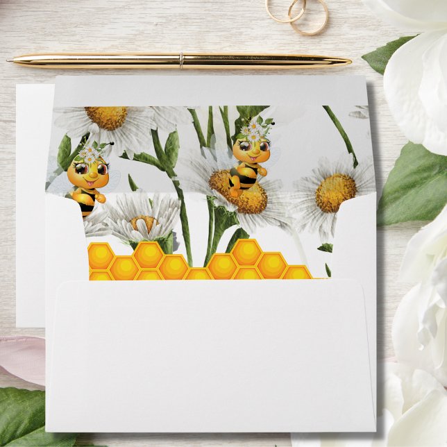 Enveloppe Maman À Être Miel Abeille Thème (Créateur téléchargé)