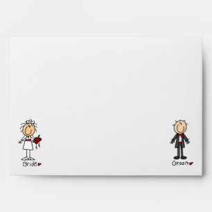 Enveloppe Mariage à silhouette