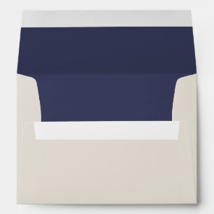 Enveloppe Mariage à thème bleu et ivoire