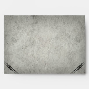 Enveloppe Mariage assorti d'intérieur gris et noir de
