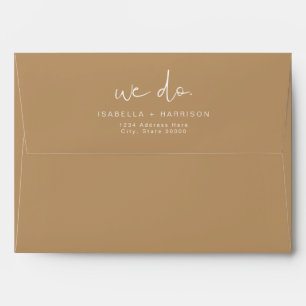 Enveloppe Mariage beige tonique INDIE Bohemian Ear