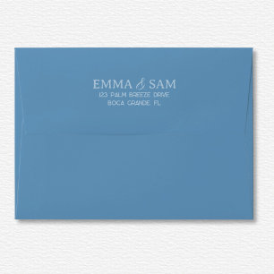 Enveloppe Mariage blanc Lotus