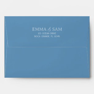 Enveloppe Mariage blanc Lotus