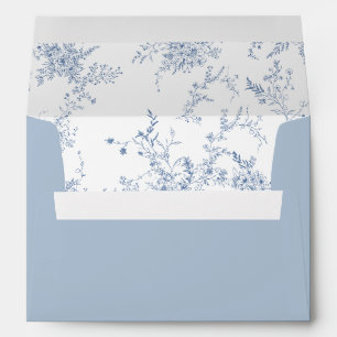 Enveloppe Mariage bleu Dusty