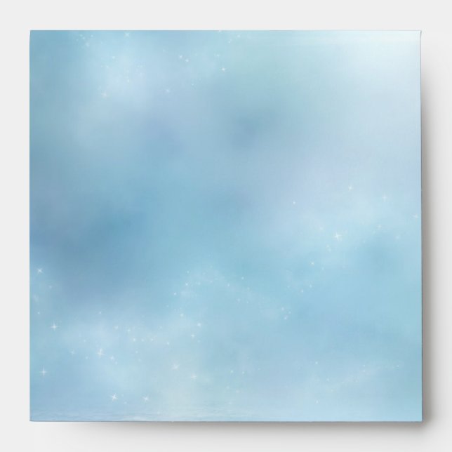 Enveloppe Mariage Blue Water (Devant)