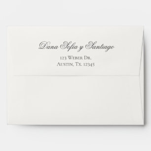 Enveloppe Mariage Boho espagnol