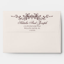 Mariage botanique boho floral profond rouge élégan