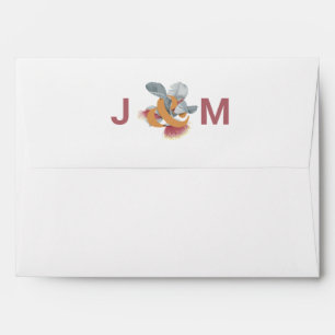 Enveloppe Mariage botanique minimaliste