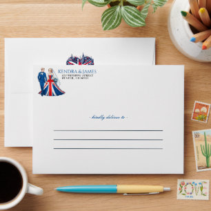 Enveloppe MARIAGE britannique