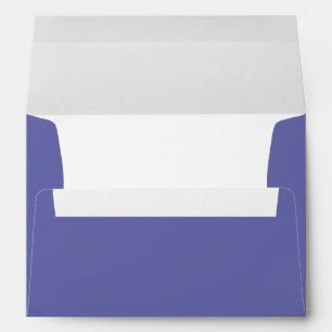 Enveloppe Mariage Chic Bleu Simple Élégant Moderne