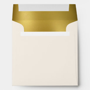 Enveloppe Mariage coeur Parties scintillant or