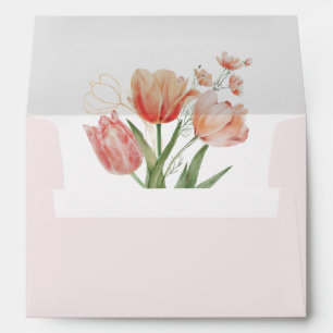 Enveloppe Mariage d'aquarelle minimal