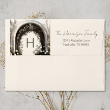 Mariage d'arche botanique romantique