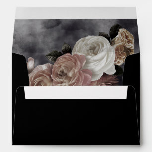 Enveloppe Mariage de bouquet Smokey Dark Rose